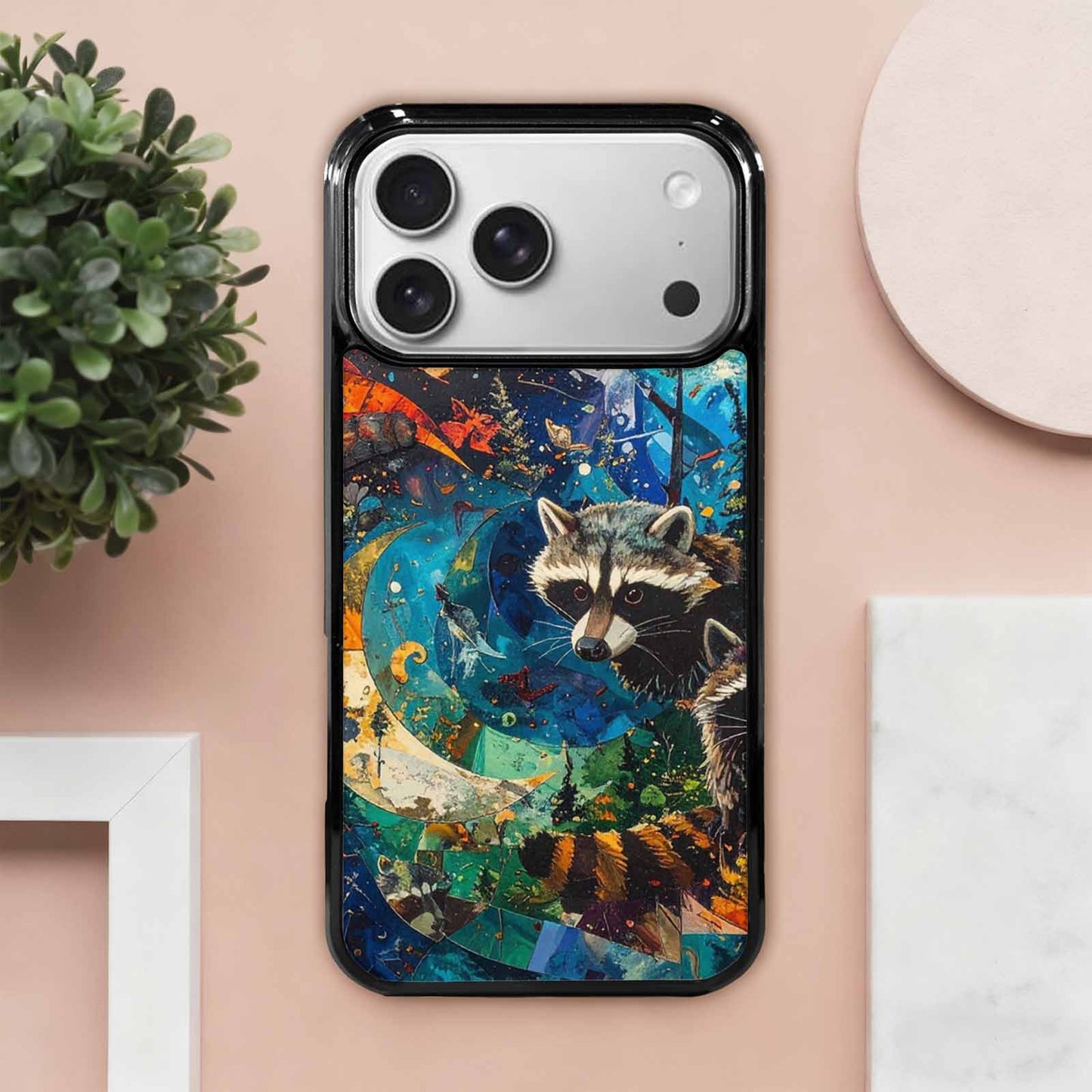 iPhone 17 Pro Max Case — Raccoon Bandit Raccoon Bandit Original Art, Custom Art Phone Cover