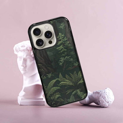 iPhone 16 Pro Case — Seamless Pattern Ancient Redwood Forest Giant, Original Design Phone Case