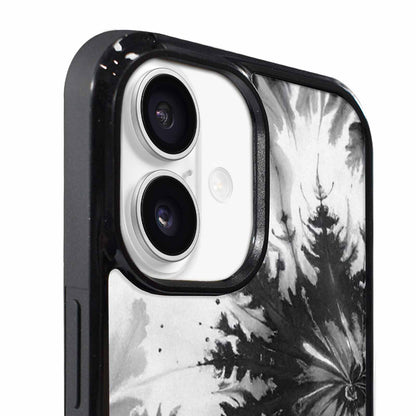 iPhone 17 Case — Tie Dye Acid Wash Black Tie, Custom Phone Case