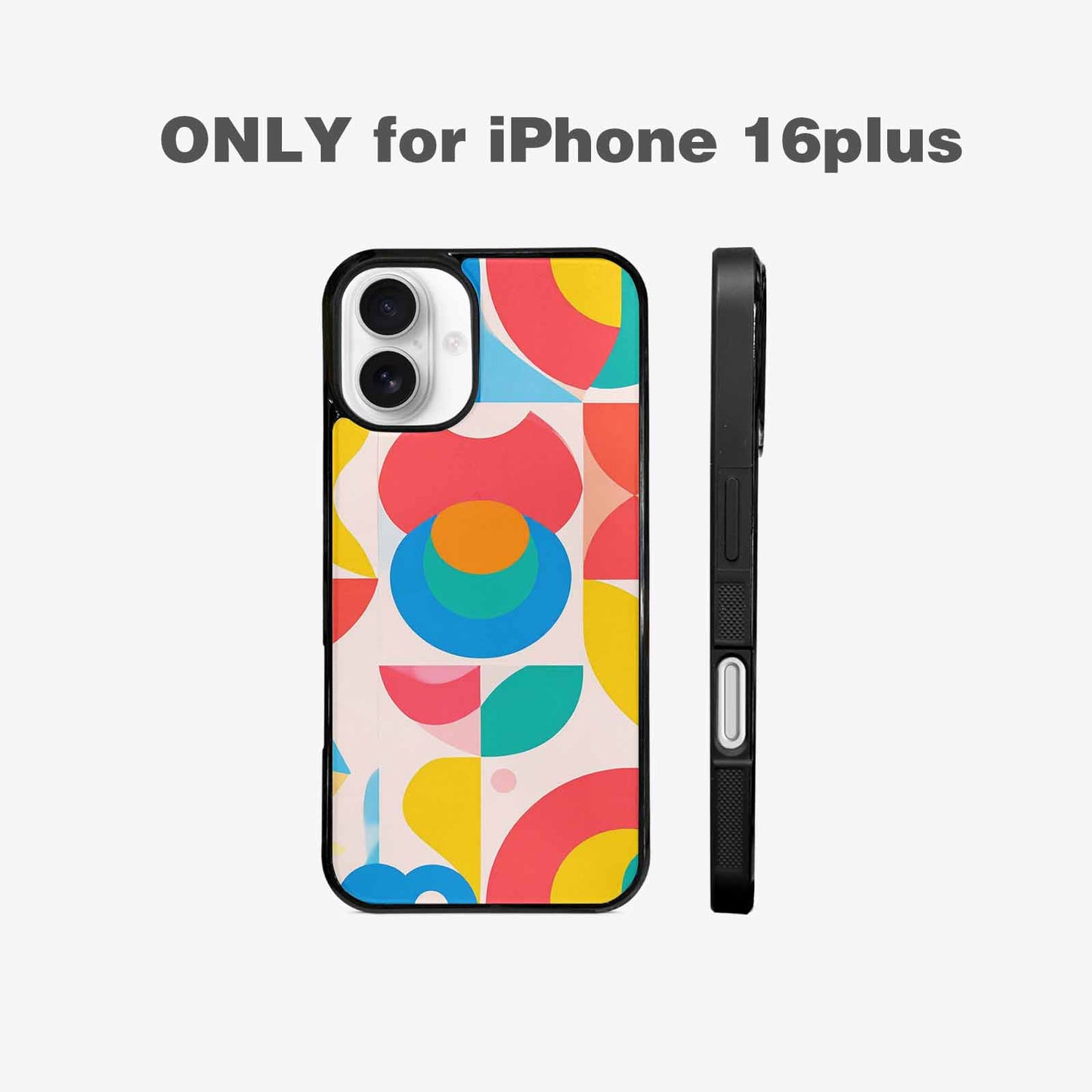 iPhone 16 Plus Case — 1960s Mod Cartoon Art Pattern, Custom Print Case Cover