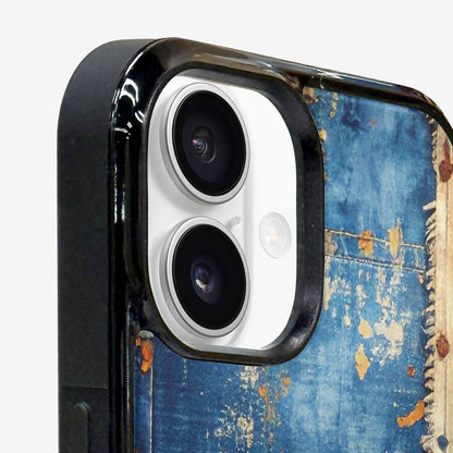 iPhone 16 Case — Curve The Ripping Demin Tectures For, Customized Protective Case