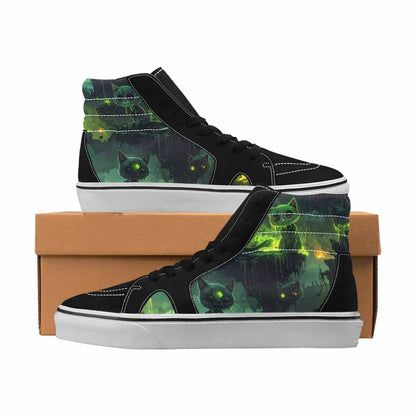 MEN'S Skulls High Top Canvas One Of A Kind Cottagecore Shoes