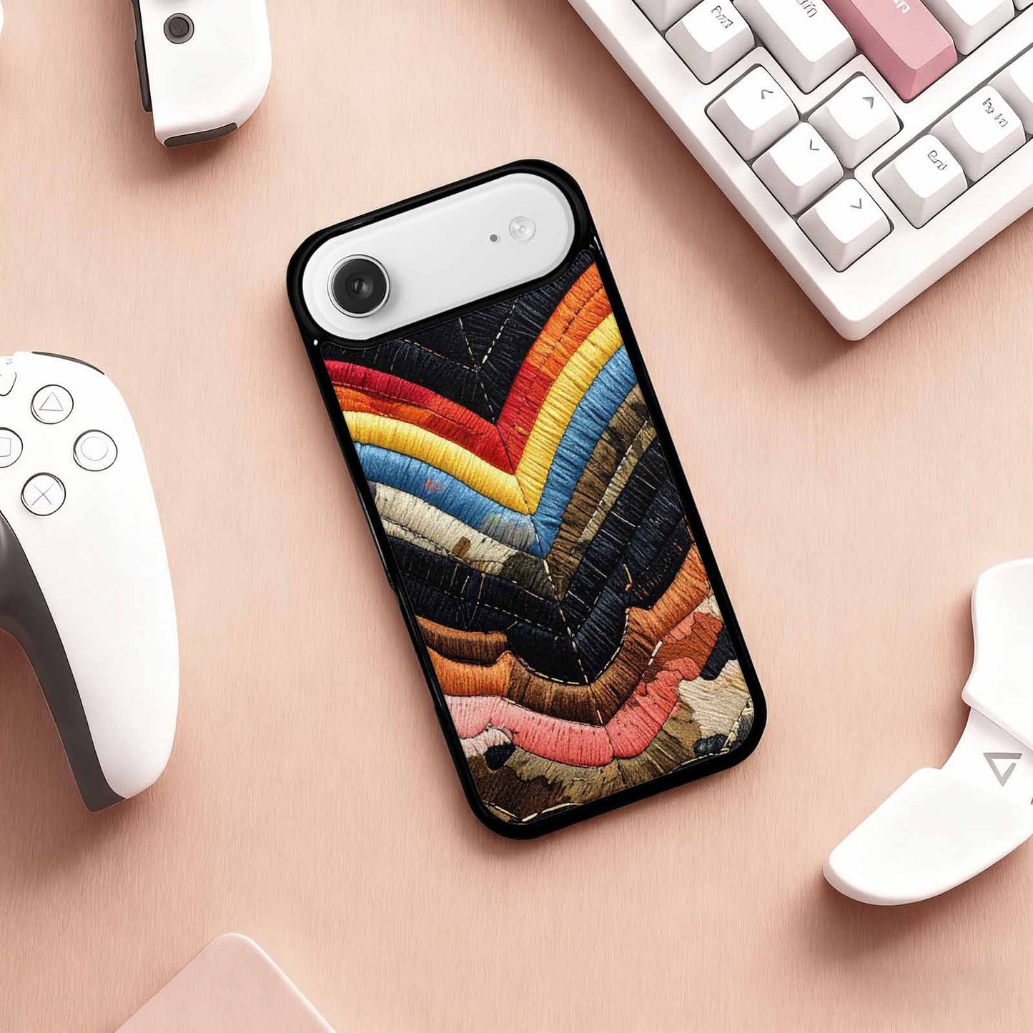 iPhone 17 Air Case — Vivid Camo Progress Pride Camo, Customized Protective Case