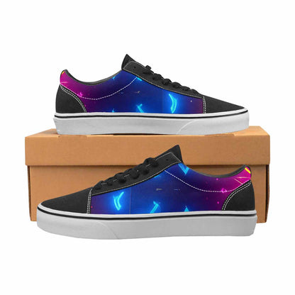 WOMEN'S 80s Retro Motif Lace-Up Canvas Dreamcore Shoes