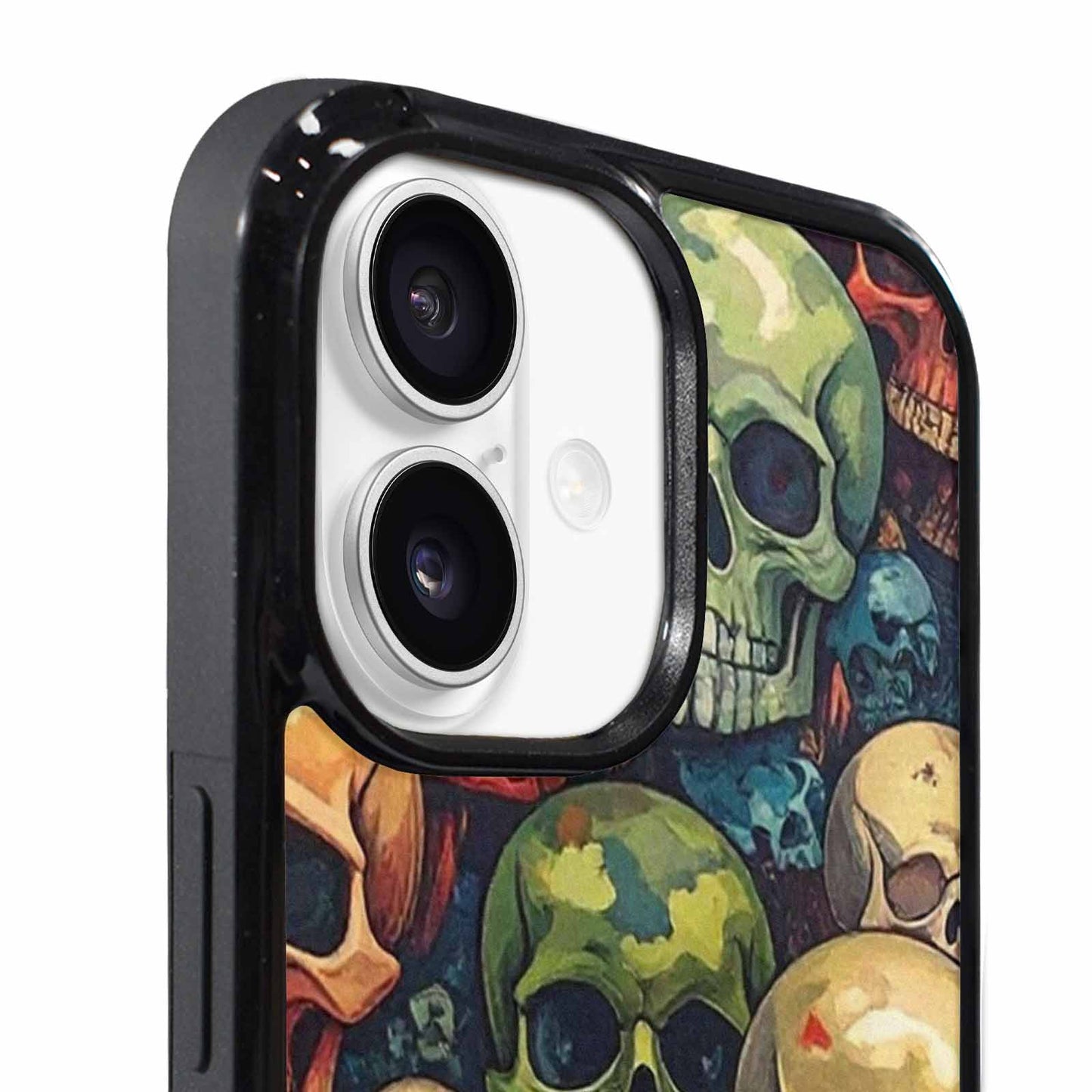 iPhone 17 Case — Skulls Pattern Hundreds Of Gothic Skulls, Customized Protective Case