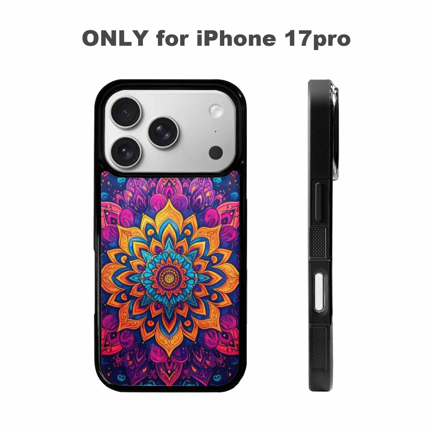 iPhone 17 Pro Case — Tie Dye Mandala Tie Dye, Custom Designed Case Cover