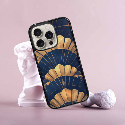 iPhone 16 Pro Case — Art Deco Illustration Pattern, Original Design Phone Case
