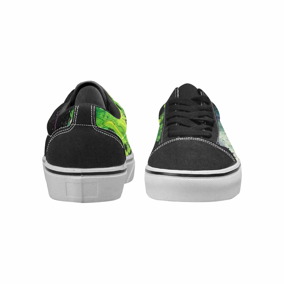 WOMEN'S Galaxy Nebula Lace-Up Canvas Dreamlike Custom Shoes