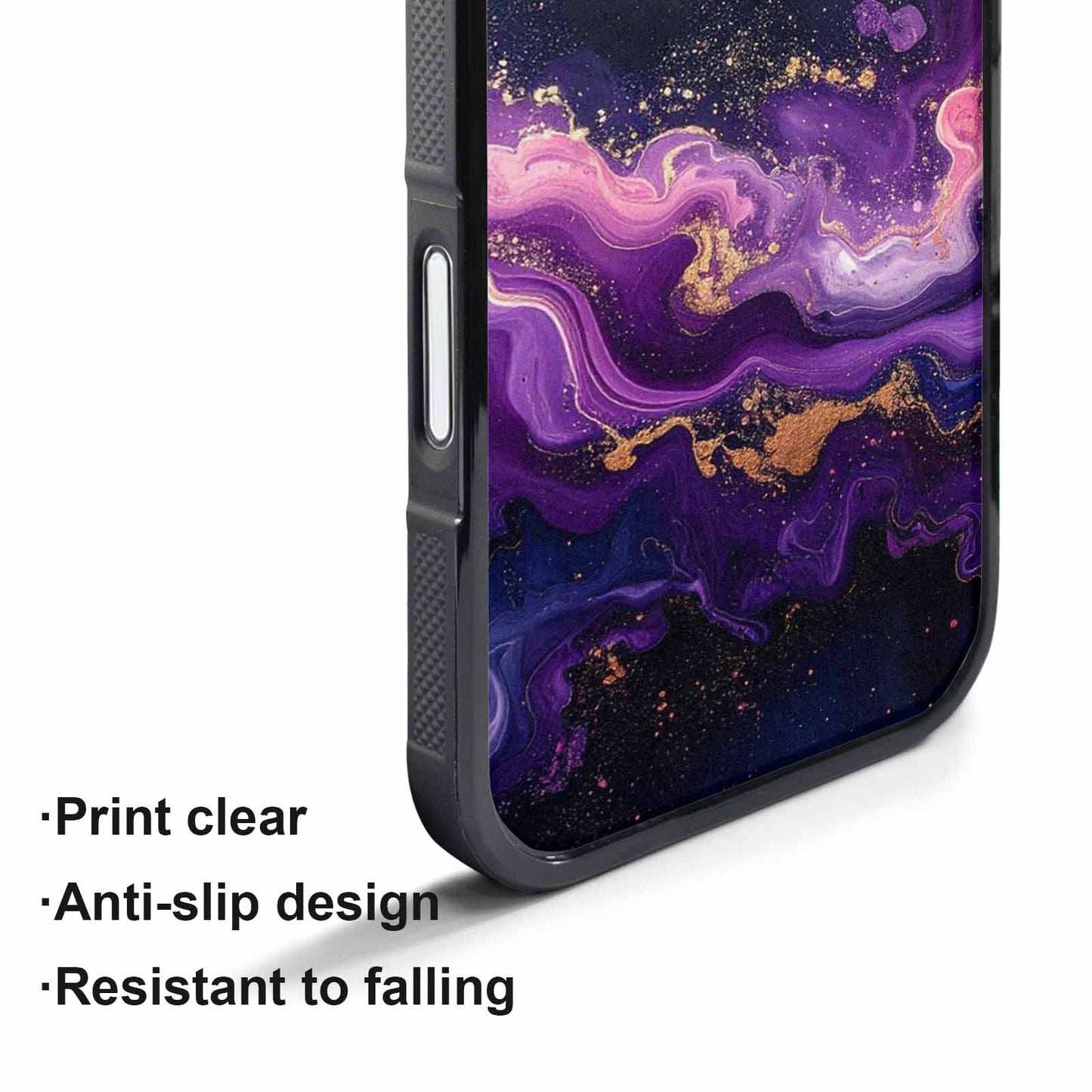 iPhone 17 Pro Max Case — Seamless Repeating Pattern Of Galaxy Space, Unique Phone Case Design