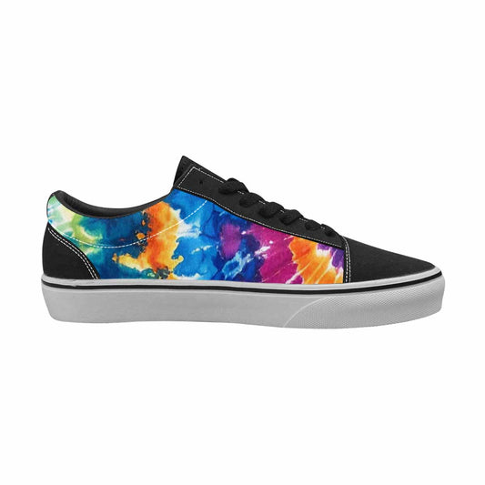MEN'S Tie Dye Mixed Style Canvas Lace-Up Cottagecore Custom Shoes