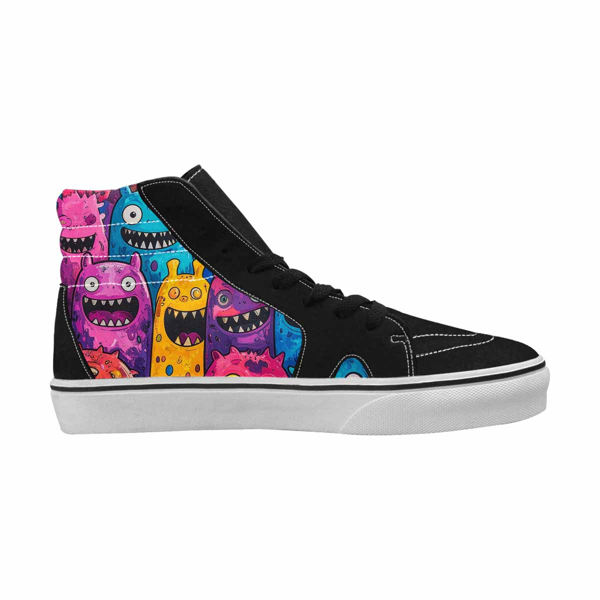 WOMEN'S Goofy Cartoon Monster High Top Canvas Aesthetic Shoes