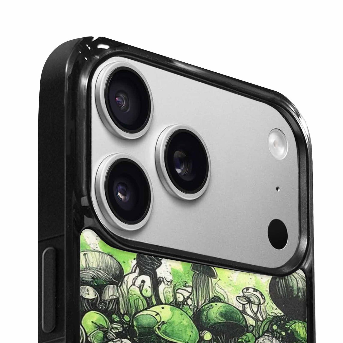 iPhone 17 Pro Max Case — Sea Creature Burst Black Original Art, Custom Designed Case Cover