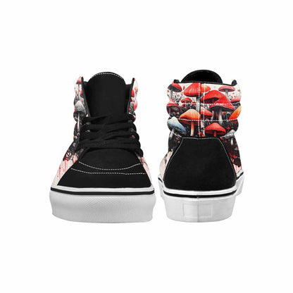 MEN'S Rainbow Drip Mushrooms High Top Canvas Dark Academia Sneakers