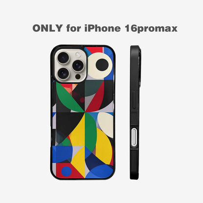iPhone 16 Pro Max Case — 1960s Mod Cartoon Art Pattern, Custom Designed Case Cover
