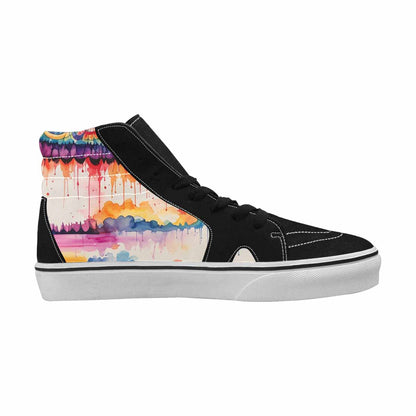MEN'S Tie High Top Canvas Vivid Sneakers