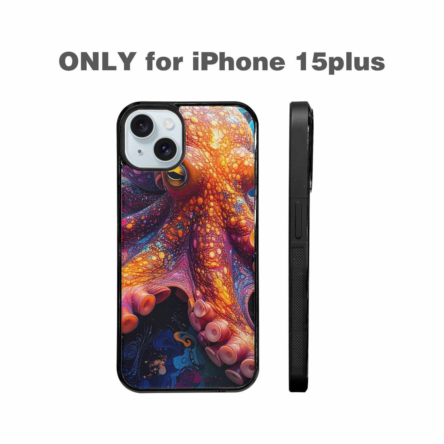 iPhone 15 Plus Case — Octopus Tentacle Octopus Tentacle Pattern Hundreds, Custom Printed Phone Case