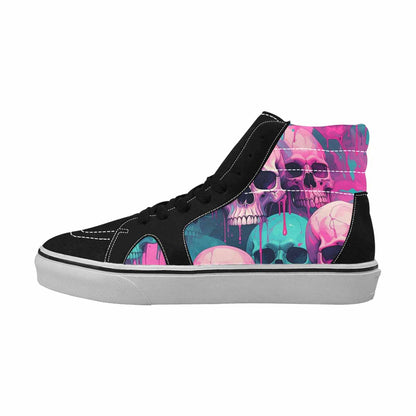 MEN'S Thousands Of Skulls High Top Canvas Y2K Sneakers