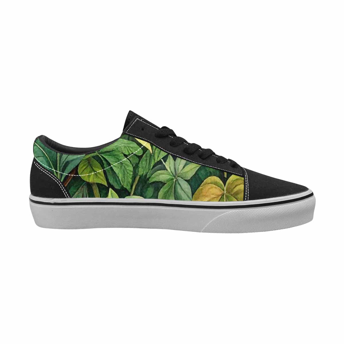 WOMEN'S Seven-Point Palmate Leaf Canvas Lace-Up Y2K Sneakers