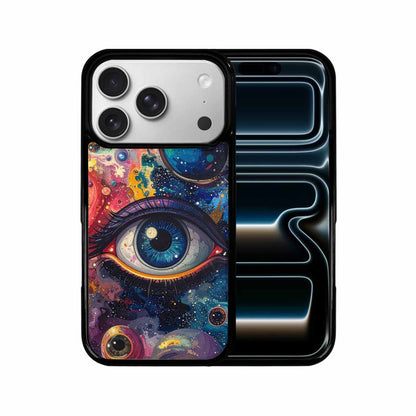 iPhone 17 Pro Case — Seamless Tileable Pattern Of Overlapping Galaxy, Original Design Phone Case
