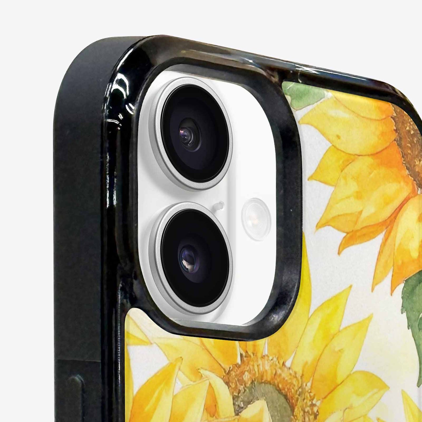 iPhone 16 Plus Case — Sunflowers Watercolor, Personalized Phone Case