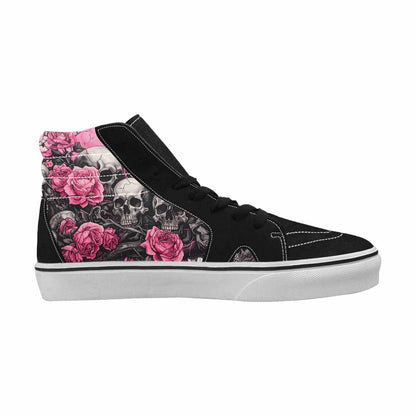 MEN'S Skull Roses High Top Canvas Dreamcore Shoes