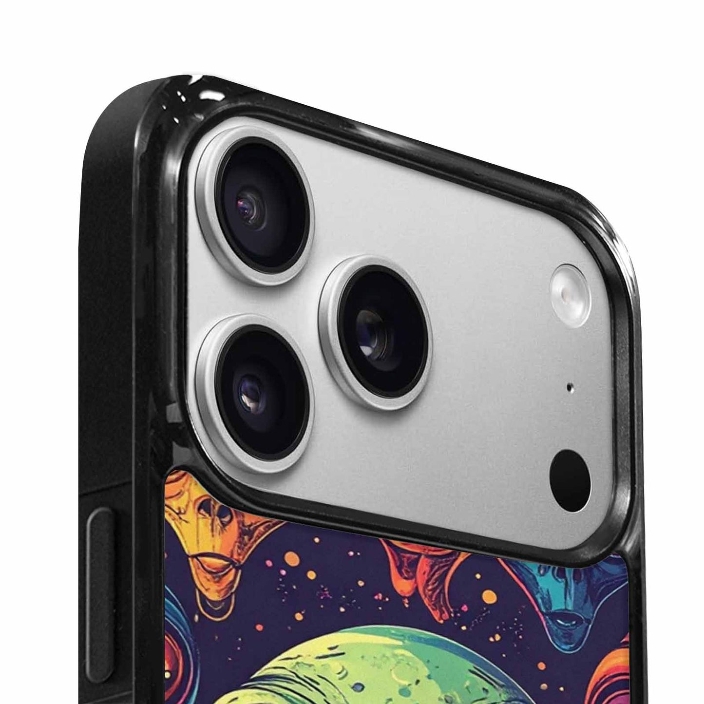 iPhone 17 Pro Case — Alien Ufo Cartoon Art Pattern Alien, Personalized Phone Case