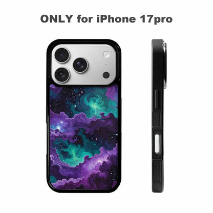 iPhone 17 Pro Case — Seamless Tileable Pattern Of Swirling Galaxy, Custom Made Phone Cover