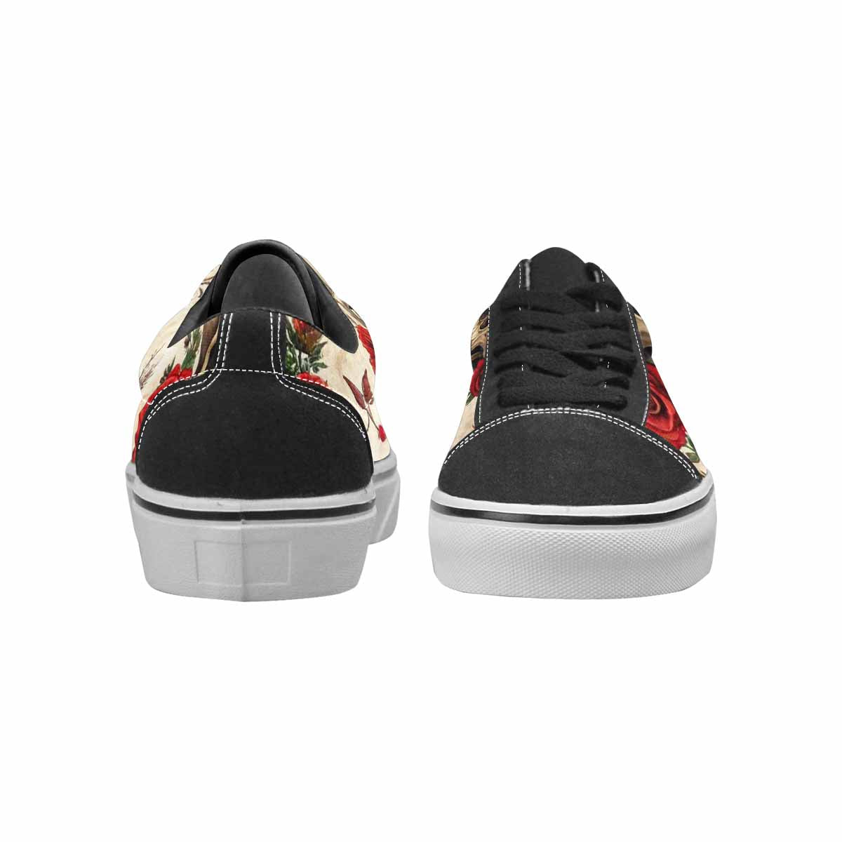 WOMEN'S Skull Roses Tree Lace-Up Canvas Cottagecore Sneakers