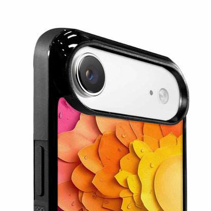 iPhone 17 Air Case — Iridescent Cow Print Sun Original Art, Original Design Phone Case