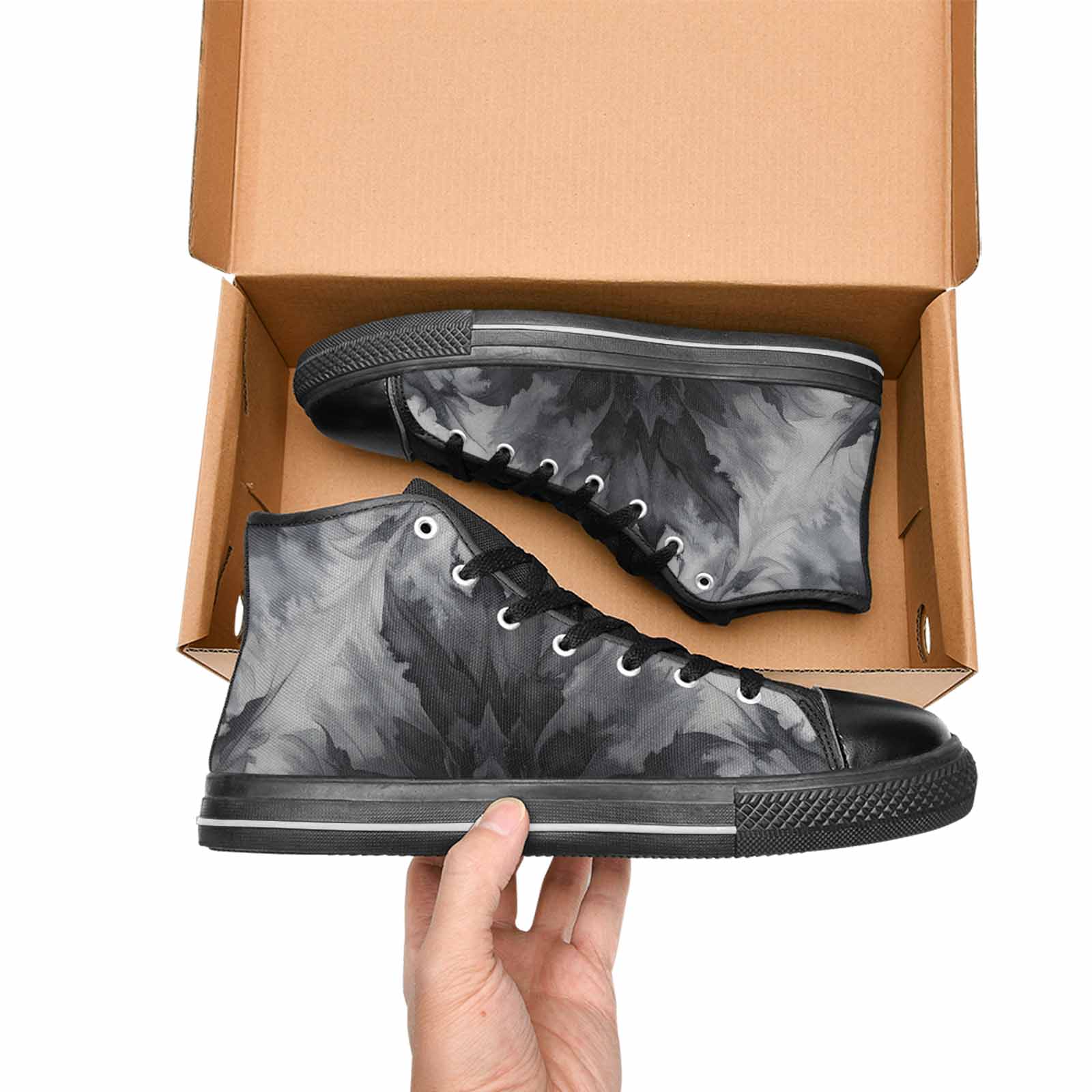 MEN'S Tie Dye - High Top Canvas Y2K Shoes