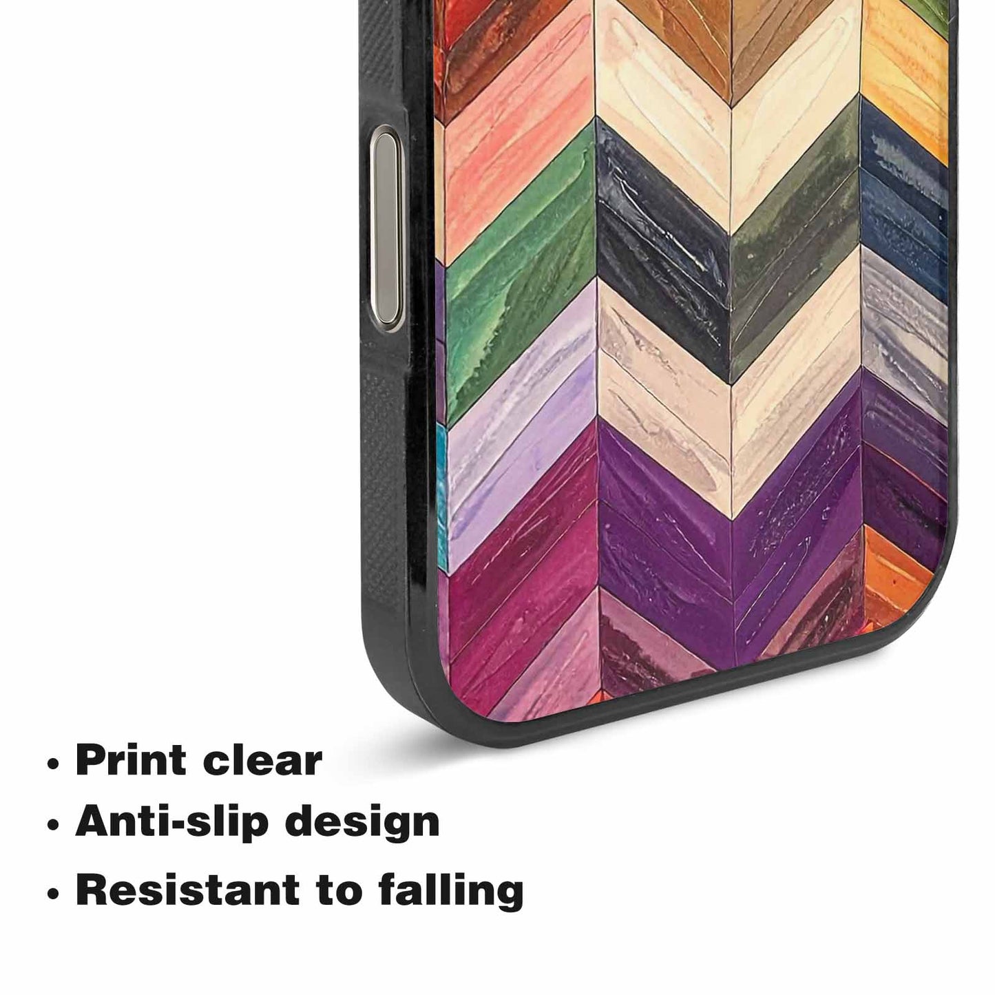 iPhone 16 Pro Max Case — Progress Pride Flag Color Theme Small, Custom Made Phone Cover