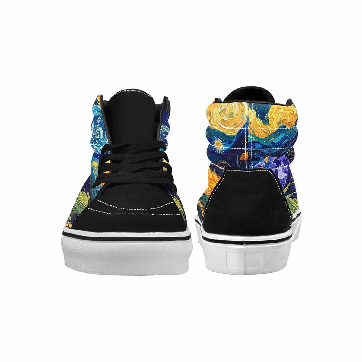 WOMEN'S Blend All Versions High Top Canvas Dark Academia Custom Sneakers