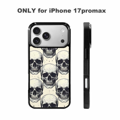 iPhone 17 Pro Max Case — Skull Dark Art Gothic Print Gothic, Custom Printed Phone Case