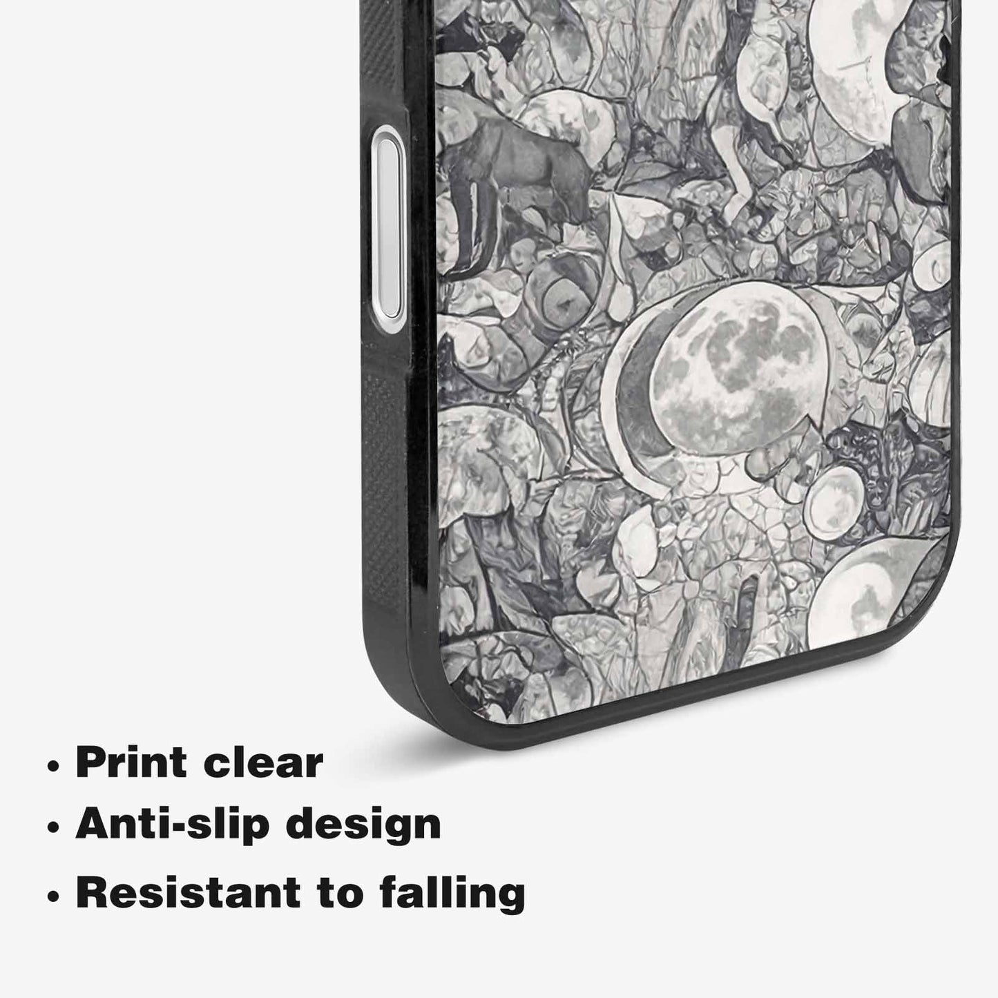 iPhone 16 Case — Wolves Everywhere Collage Overlap Small Wolf, Customized Protective Case