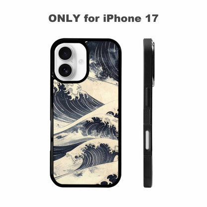 iPhone 17 Case — Vintage Americana Wave Retro Vintage, Custom Printed Phone Case