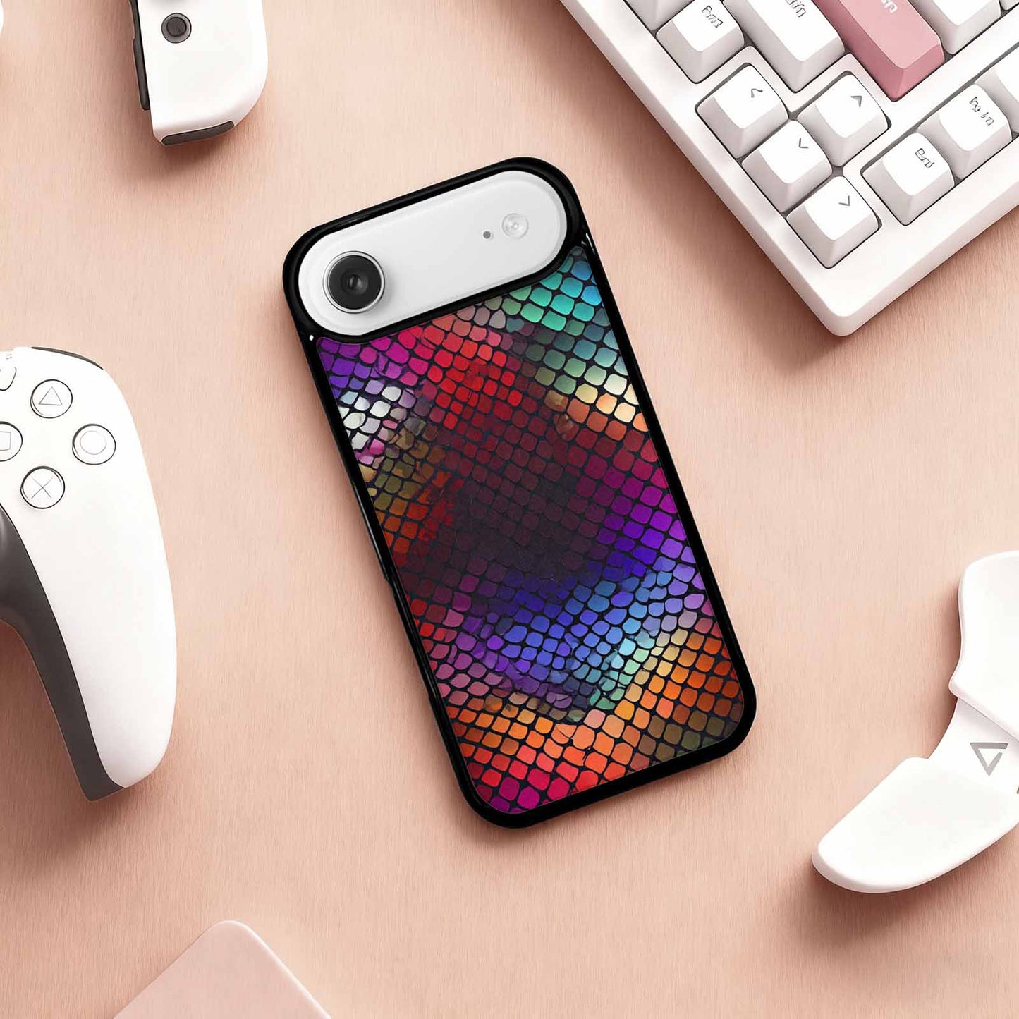 iPhone 17 Air Case — Snake Print Dark Seamless Pattern Animal, Custom Printed Phone Case