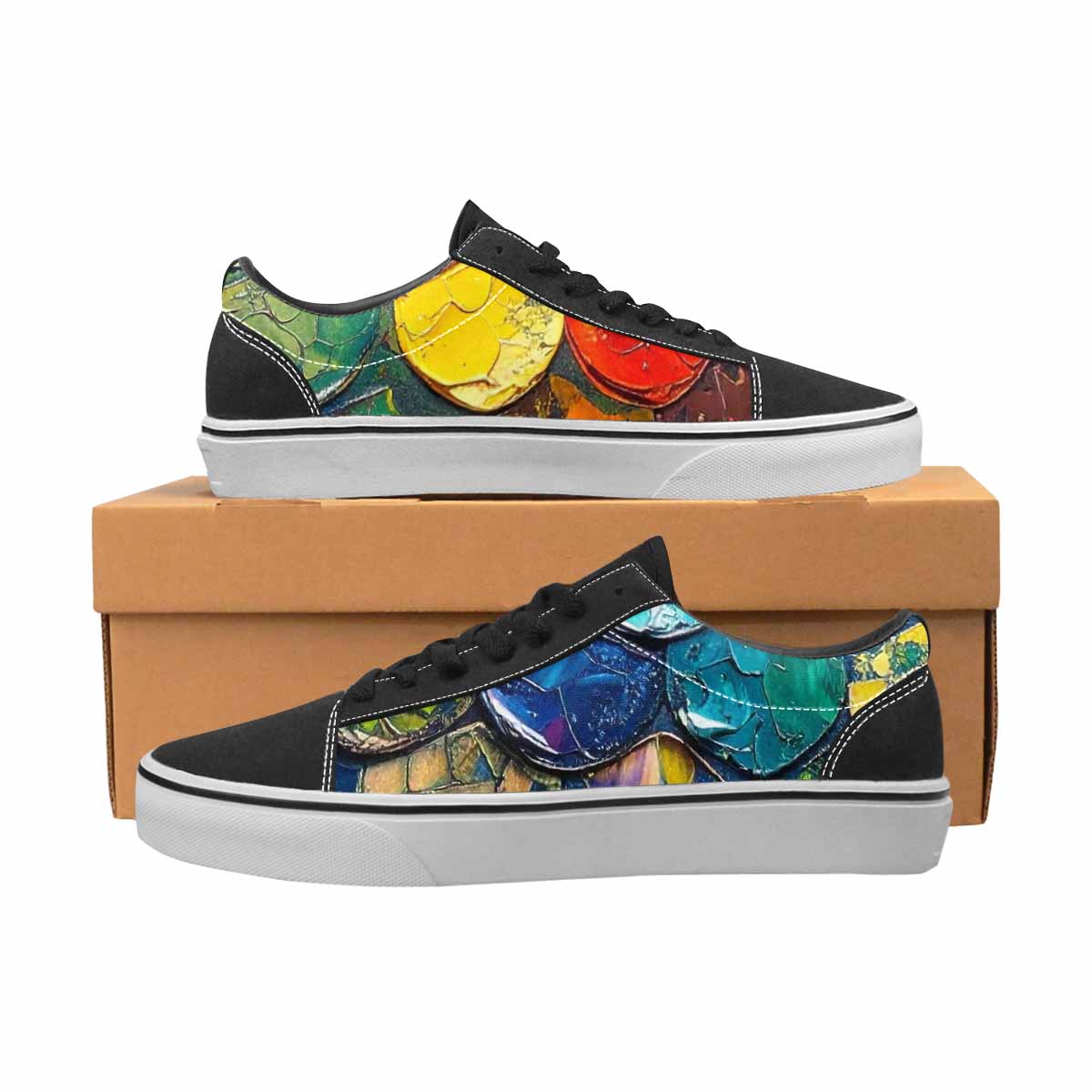 WOMEN'S Reptile Scale Lace-Up Canvas Dreamlike Shoes