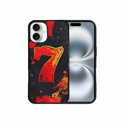 iPhone 16 Plus Case — Dice And Casino Pattern Seamless Repeat, Custom Phone Case