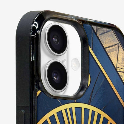 iPhone 16 Case — Art Deco Illustration Pattern, Original Design Phone Case