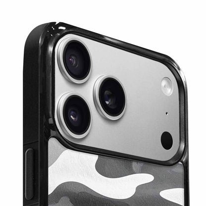 iPhone 17 Pro Max Case — Grey Camo Print Camo, Original Design Phone Case
