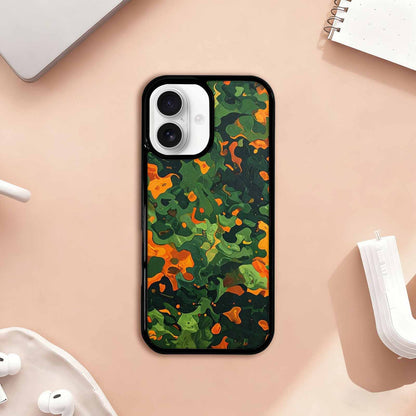 iPhone 17 Case — Small Military Camouflage Blotch Camo, Unique Phone Case Design