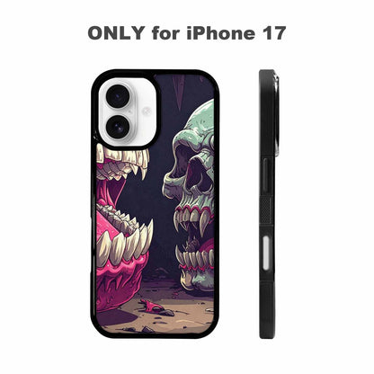 iPhone 17 Case — Skull Dark Art Gothic Print Gothic, Custom Art Phone Cover