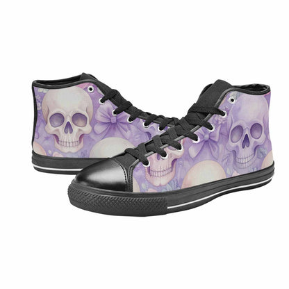 MEN'S Skulls - Pastel High Top Canvas Y2K Sneakers