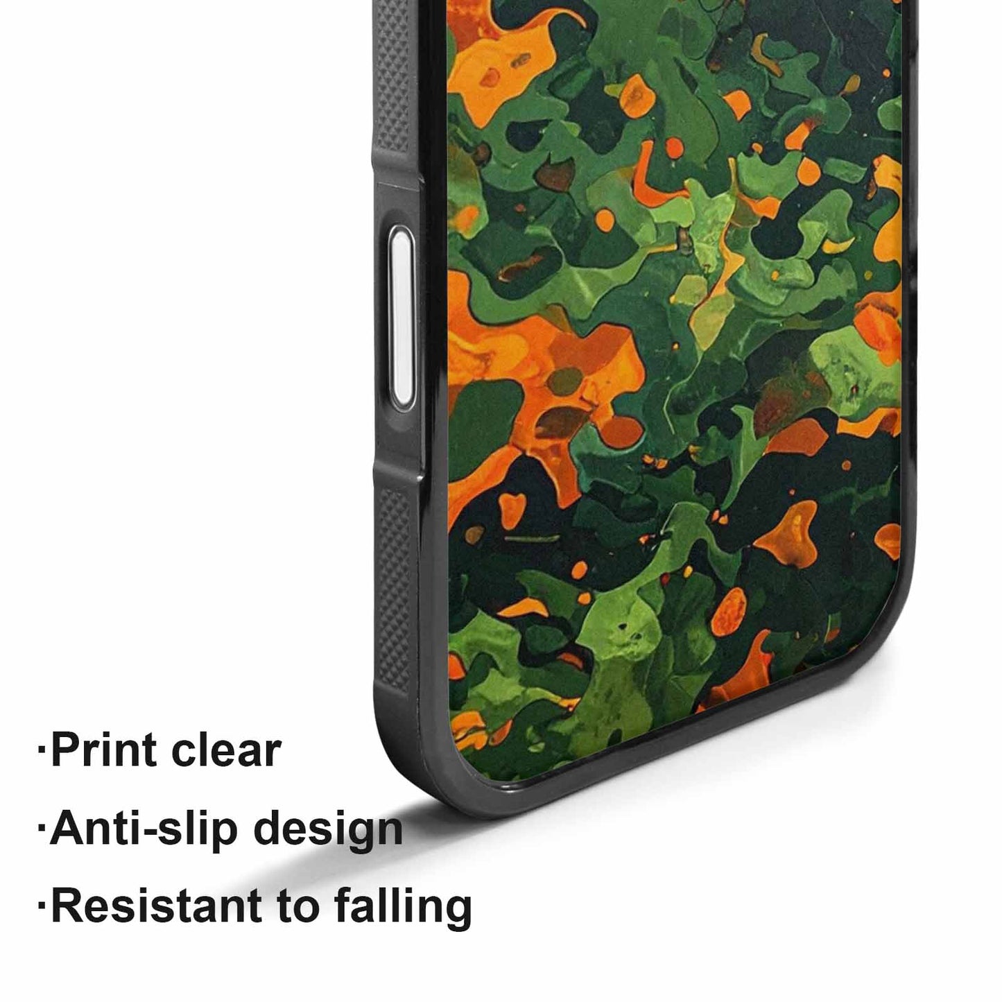 iPhone 17 Case — Small Military Camouflage Blotch Camo, Unique Phone Case Design