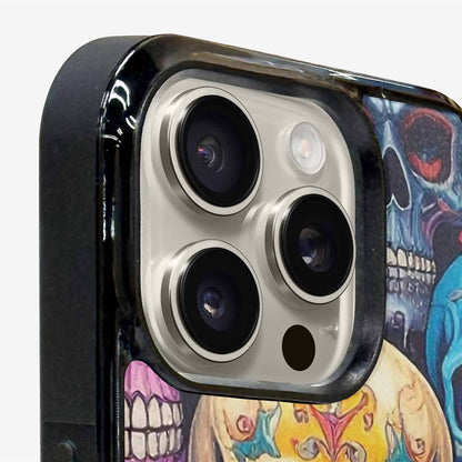 iPhone 16 Pro Max Case — Skulls General Skulls Pattern, Custom Printed Phone Case