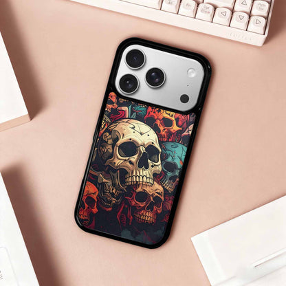 iPhone 17 Pro Case — Skull Dark Art Gothic Print Gothic, Custom Print Case Cover