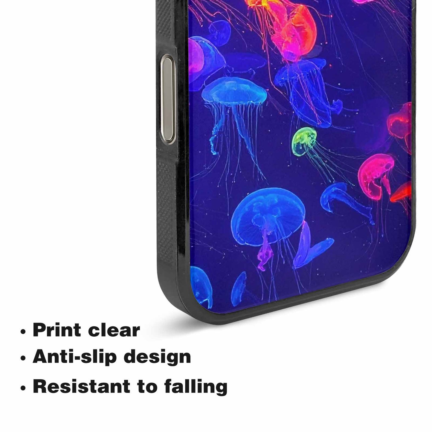 iPhone 16 Pro Case — Jellyfish Glow Jellyfish Glow Pattern Hundreds, Personalized Phone Case