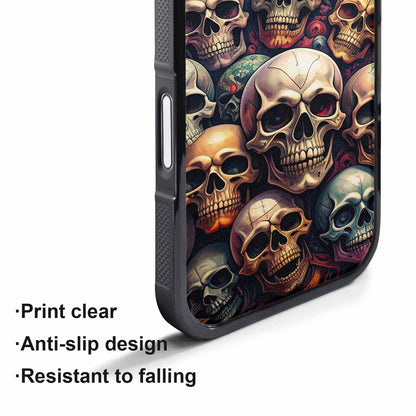 iPhone 17 Pro Max Case — Skull Dark Art Gothic Print Gothic, Custom Print Case Cover