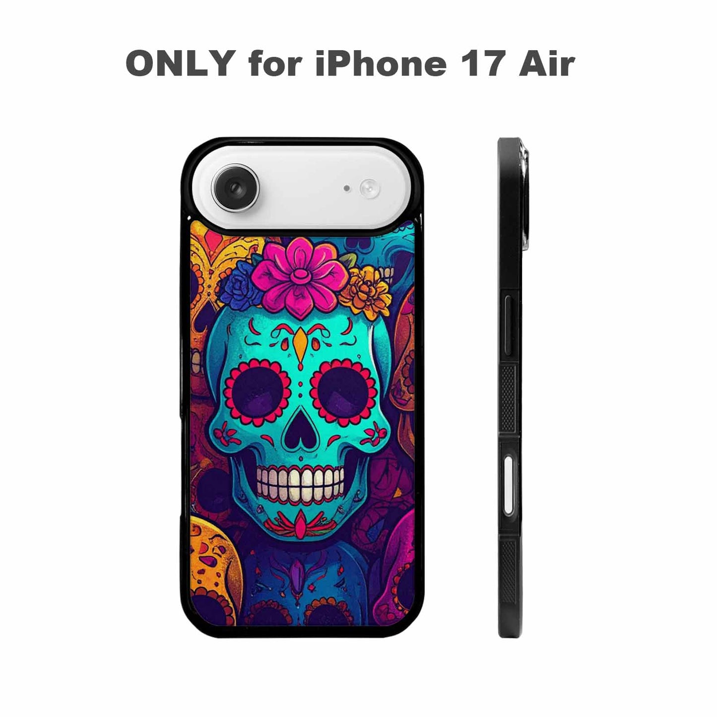 iPhone 17 Air Case — Skull Dark Art Gothic Print Gothic, Personalized Phone Case