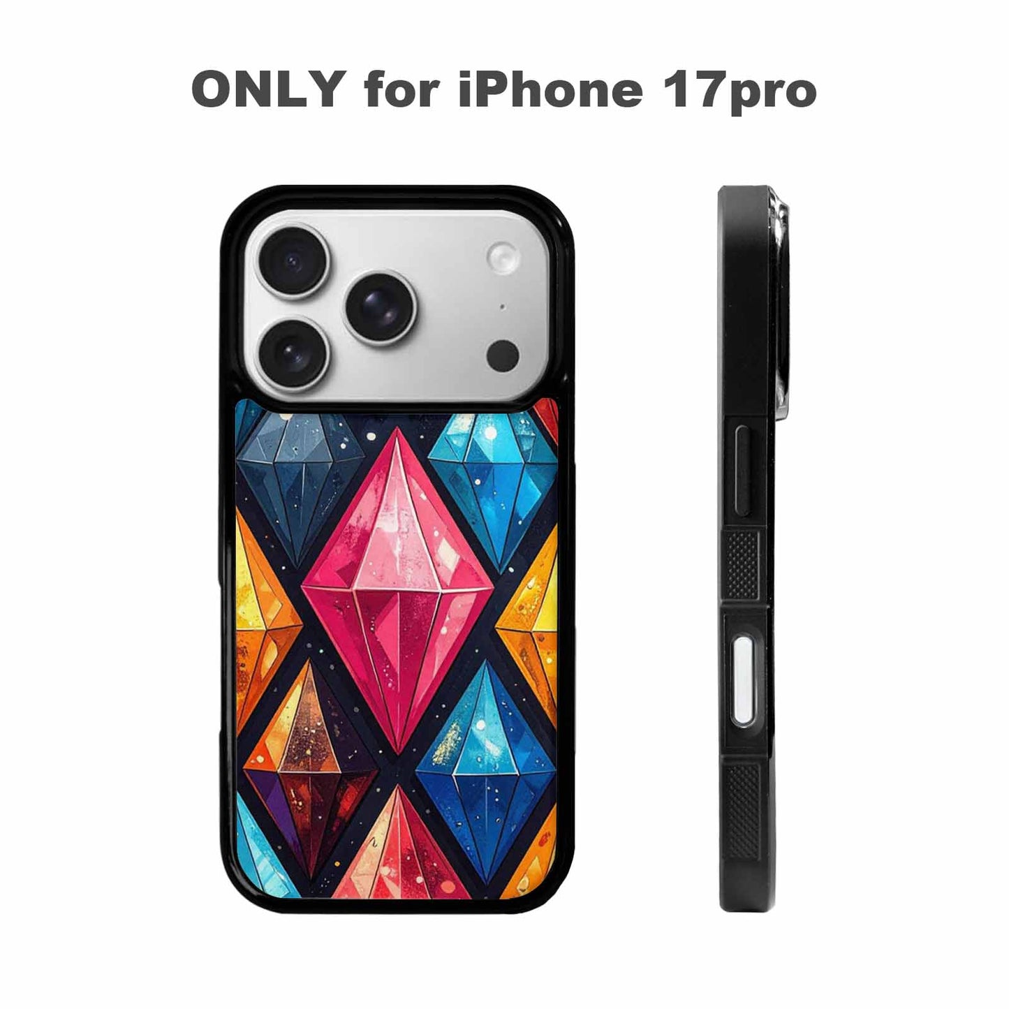 iPhone 17 Pro Case — Vintage Summer Diamond Retro Vintage, Custom Art Phone Cover